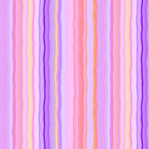 sunrise pink coral purple pastel stripes 2 by paysmage