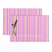 sunrise pink coral yellow mauve pastel stripes 3