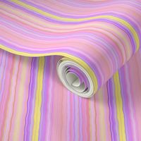 sunrise pink coral yellow mauve pastel stripes 3