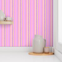 sunrise pink coral yellow mauve pastel stripes 3