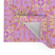 sunrise pink yellow purple checkerboard tiles 5 cross and squares