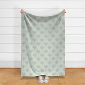 Cora l- Aqua - Linen