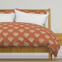 Coral - Rust - Linen