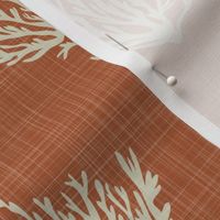 Coral - Rust - Linen