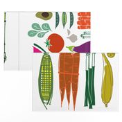 Eat your Fruits and Veggies Dish Towels