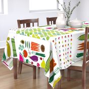 Eat your Fruits and Veggies Dish Towels