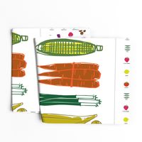 Eat your Fruits and Veggies Dish Towels