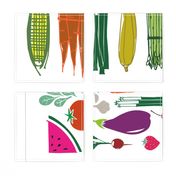 Eat your Fruits and Veggies Dish Towels