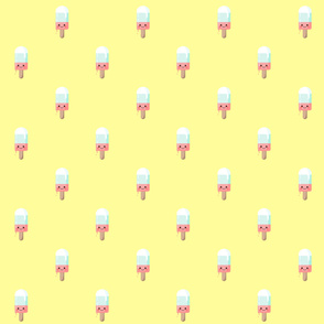 Kawaii melting popsicle pattern