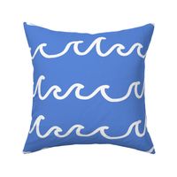 Whispering Waves in Racing Blue