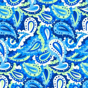 Bright blue paisley 17_0006