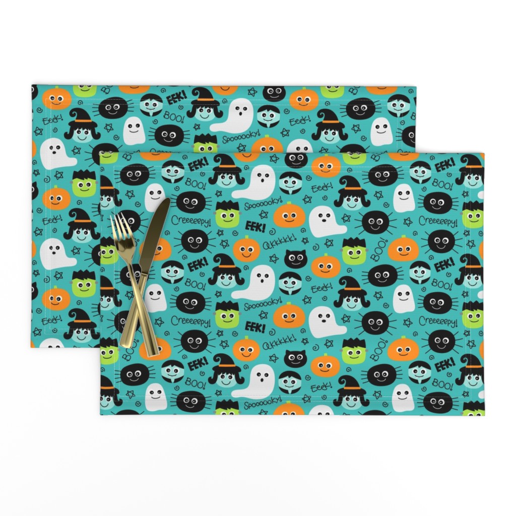 halloween cuties teal » halloween