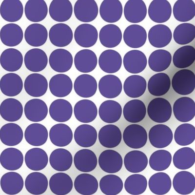 dots purple and white