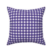 dots purple and white