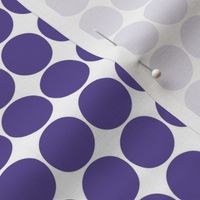 dots purple and white