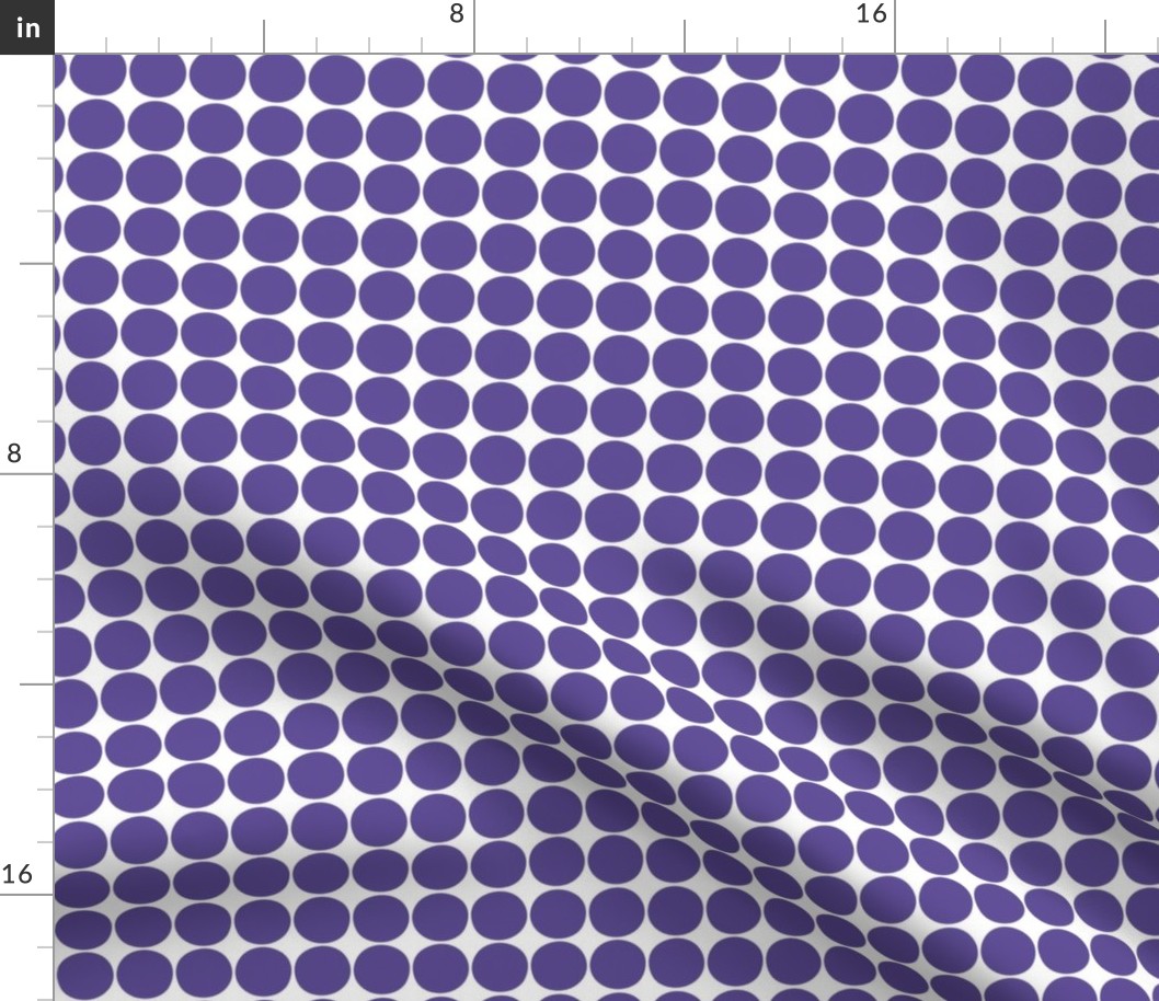 dots purple and white