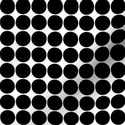 dots black and white