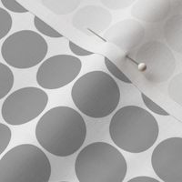 dots grey and white