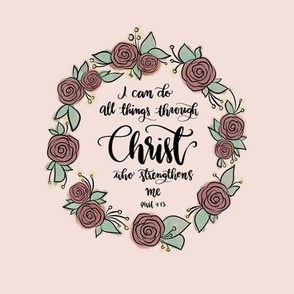 Christ who strengthens me