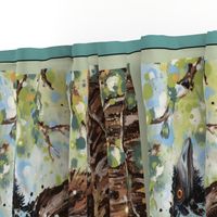 teatowels emus and musk lorikeets