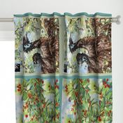 teatowels emus and musk lorikeets