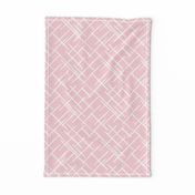 Abstract geometric raster checkered diagonal stripes stroke and lines trend pattern grid pink