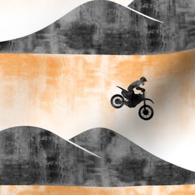 motocross / dirt bike || orange