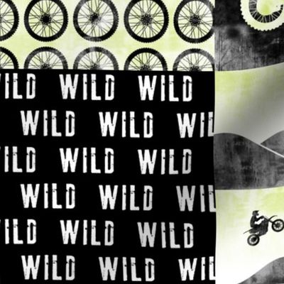Motocross Patchwork - Stay Wild -   Green