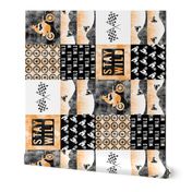 Motocross Patchwork - Stay Wild -  Orange (90)