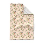 Cactus Floral – Blush Peach Stripe