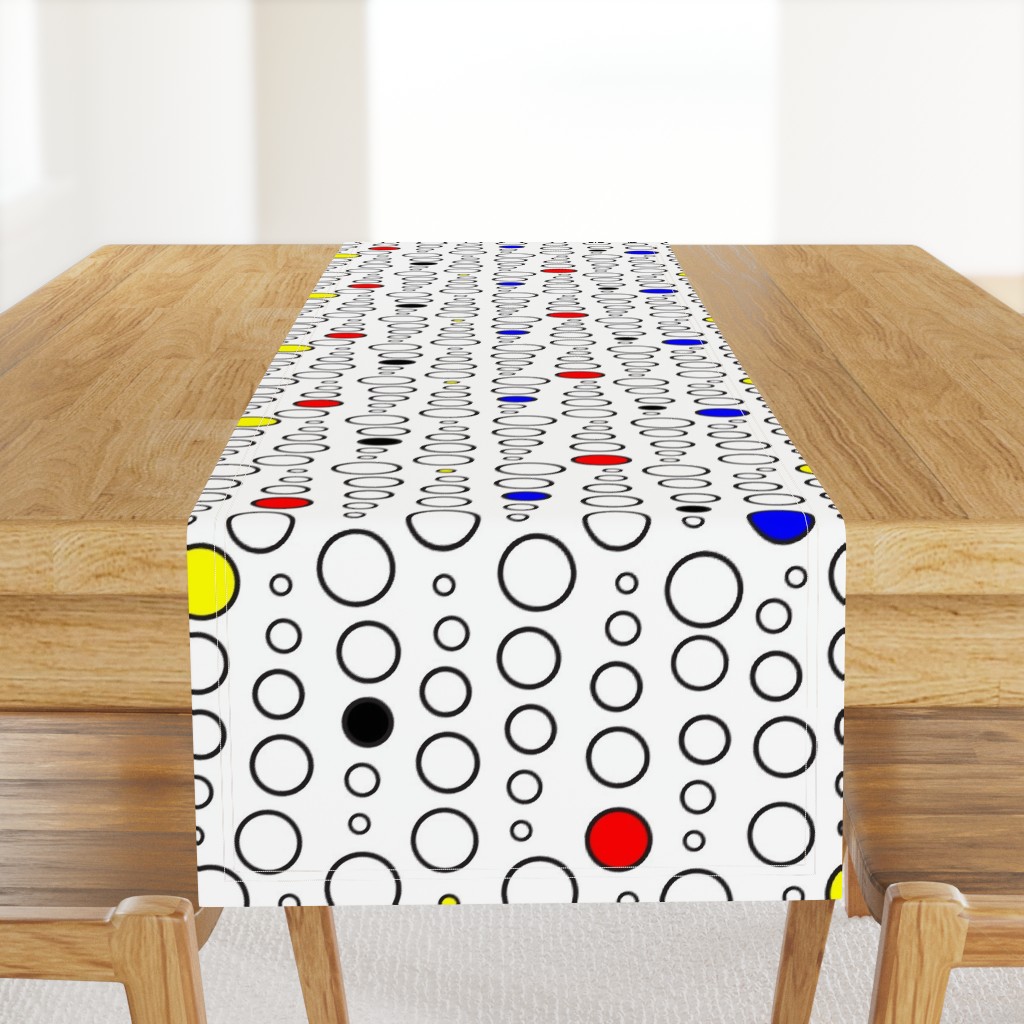 Mondrian Inspired Circle Design