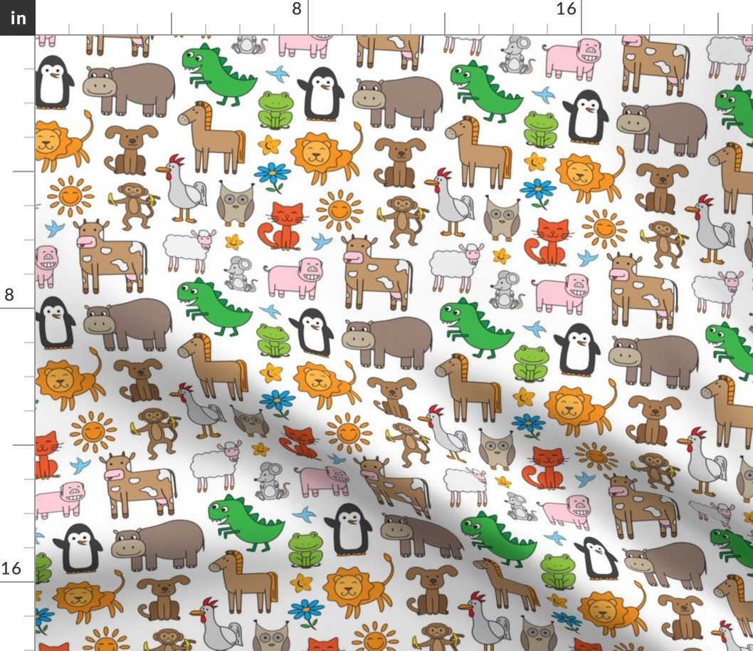 Cute Animals Pattern for Kids