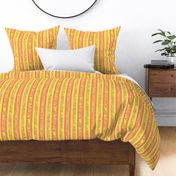 CSMC5 - Marbled  Stripes in Creamy Yellow and Orange