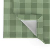 Checks N Stitches: Mossy/Dusty Green Checkered Pattern