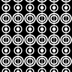 Bauhaus Black-White handpainted