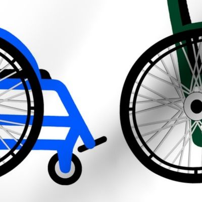 wheelchair repeat straight