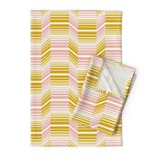 Delineate - Blush Mustard Bauhaus Geometric