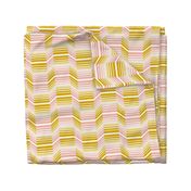 Delineate - Blush Mustard Bauhaus Geometric