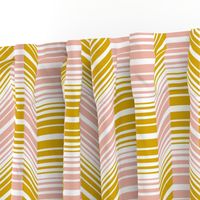 Delineate - Blush Mustard Bauhaus Geometric