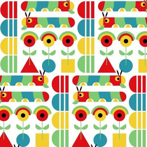 Bauhaus bugs / primary colors
