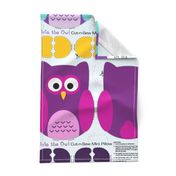 Olivia the Owl Cut and Sew Pillow Purple