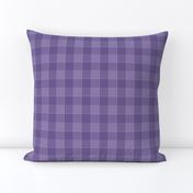 Checks N Stitches: Small Violet Purple Check, Checkered Pattern