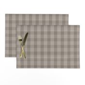 Checks N Stitches: Warm Gray Check, Small Checkered Pattern