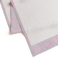 Scrolled Ringed Ikat Cherry Blossom Glacier