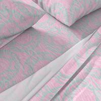 Scrolled Ringed Ikat Cherry Blossom Glacier