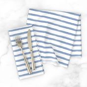 Blue Watercolor Stripes