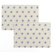 stars print blue engraved textured