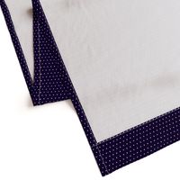 Eighties Navy with white polka dot