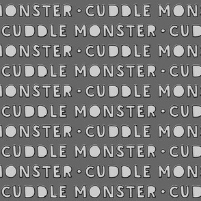 cuddle monster || grey (dark grey) C18BS