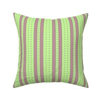 Stripes and Dots - Spring Lilac